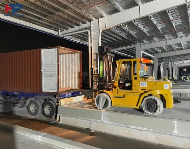 BẢNG GIÁ DV NÂNG HẠ RÚT CONTAINER