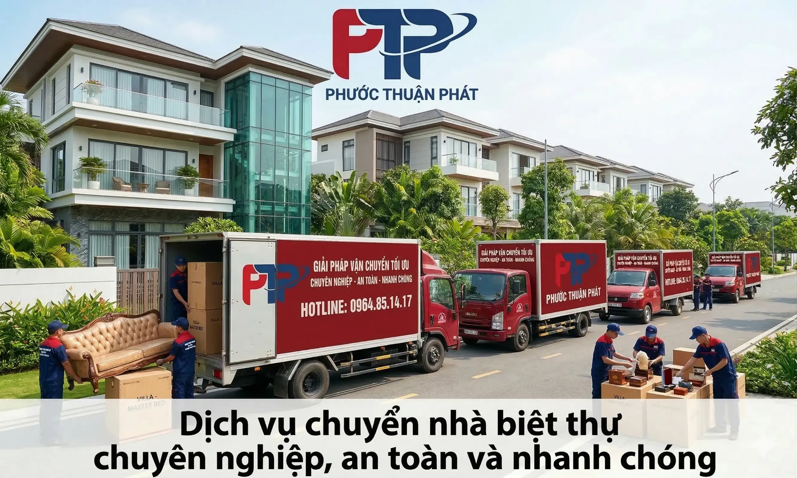 Dịch vụ chuyển nhà biệt thự chuyên nghiệp